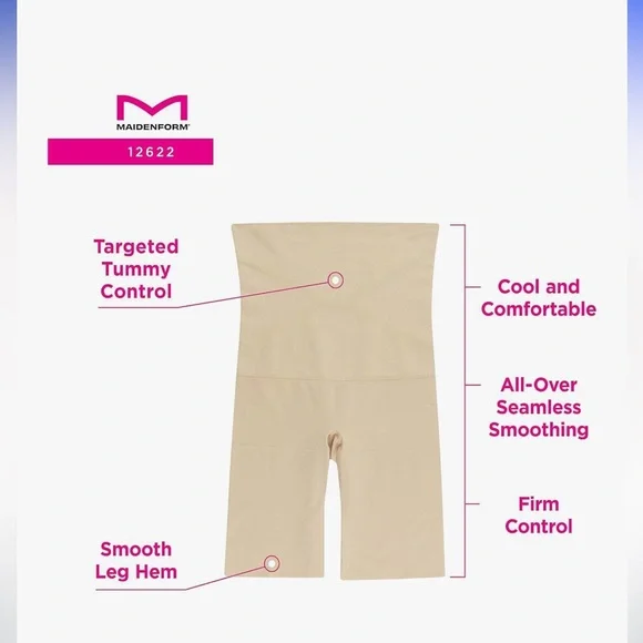 Maidenform High-Waist Thigh Slimmer - Picture 5 of 12